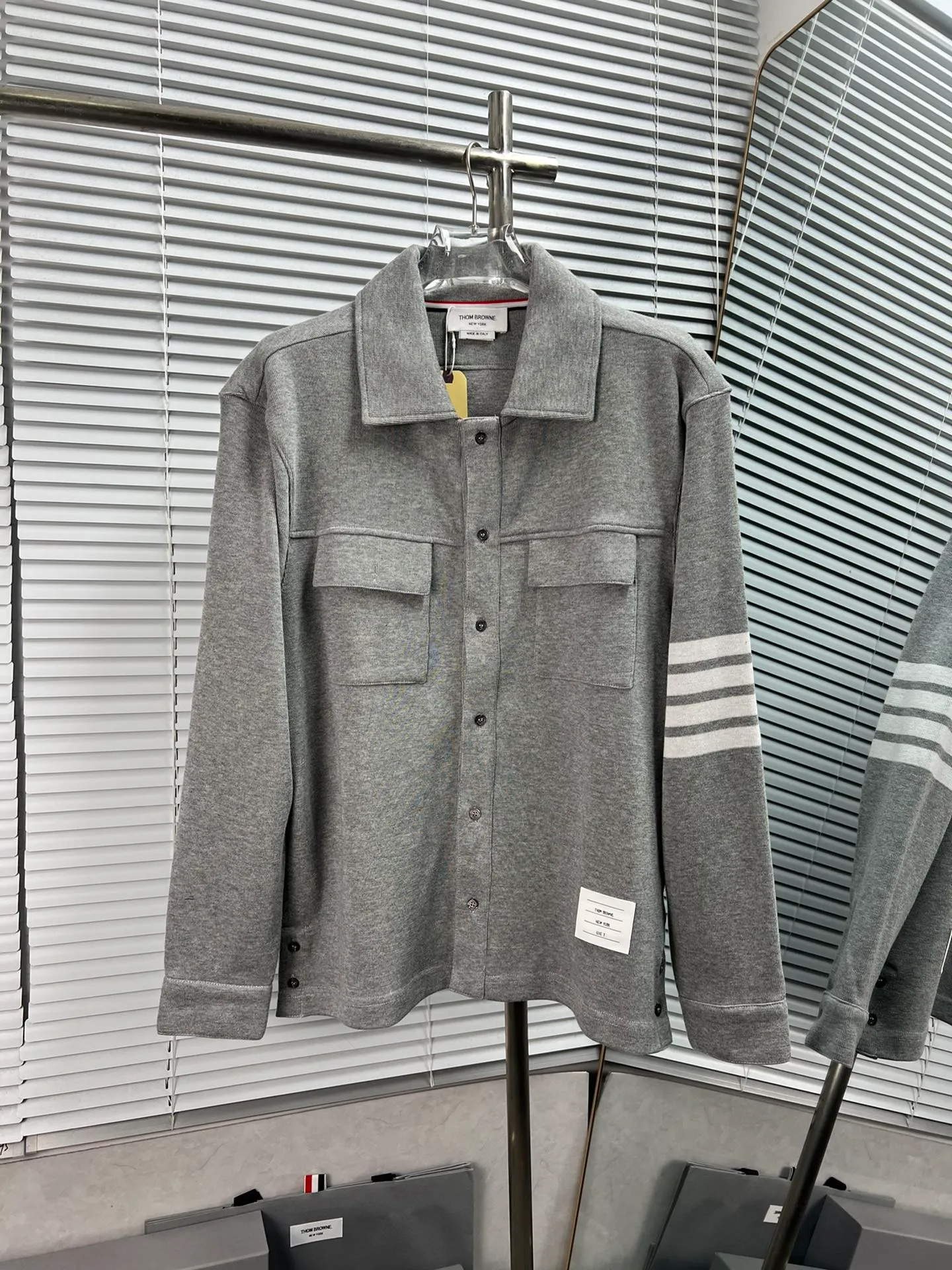 THOM BROWNE New Arrival ！ ：Gray Blue Sizes：1.2.3.4.